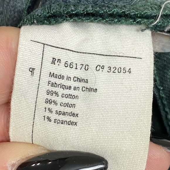 Anthro Pilcro and the Letterpress Green Stet sz 26 - Picture 4 of 8